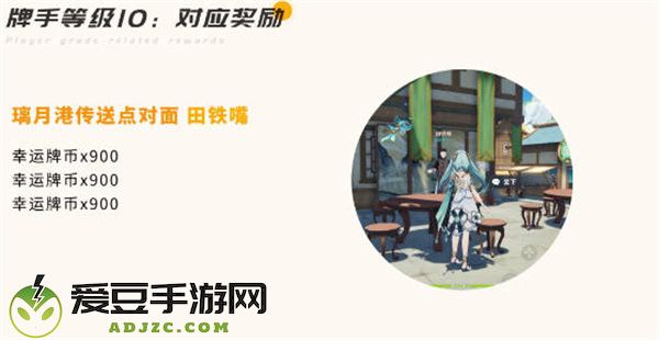 原神七圣召唤牌手等级奖励一览