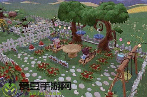 摩尔庄园手游七夕约会花园设计图分享一览