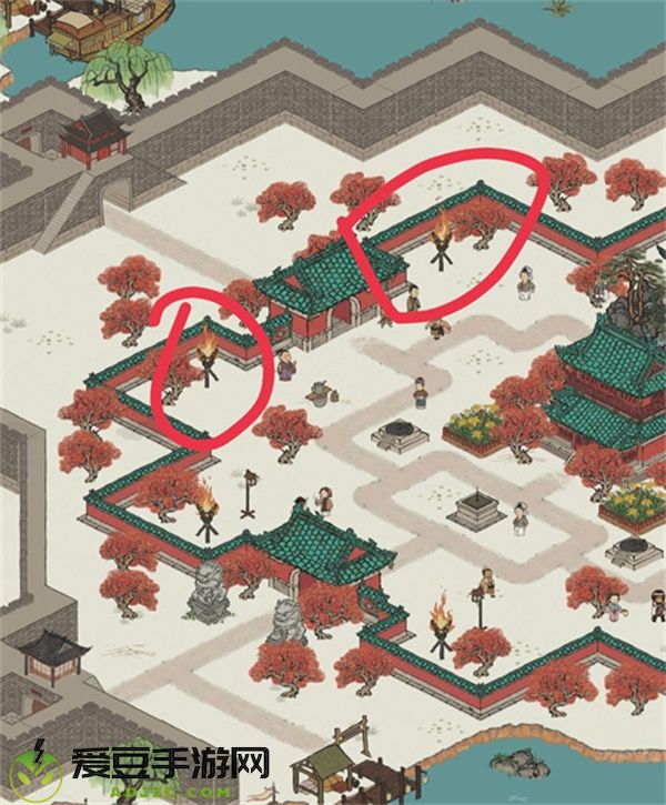 江南百景图点亮北面位置攻略