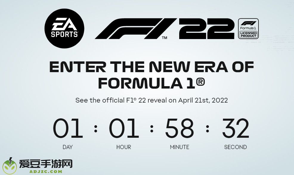 F1 2022即将公布 EA上线倒计时官网